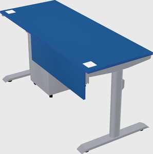 Dual motor electric desk