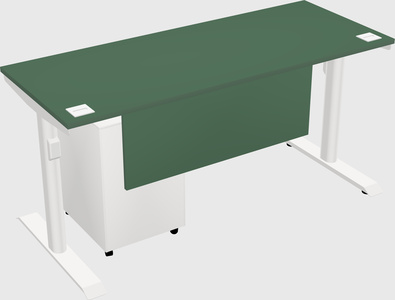 Dual motor electric desk