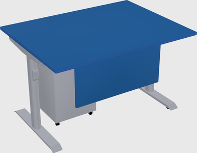 Dual motor electric desk
