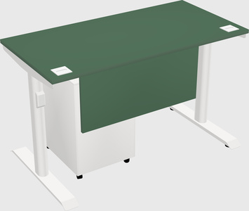 Dual motor electric desk