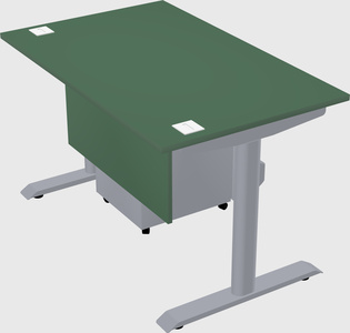 Dual motor electric desk