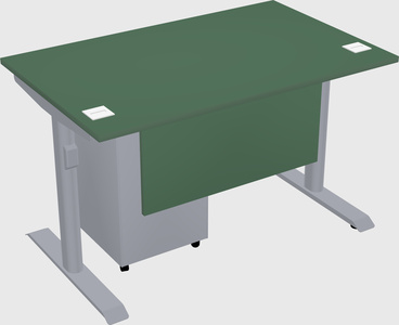 Dual motor electric desk