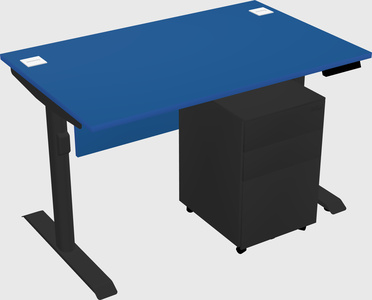 Dual motor electric desk