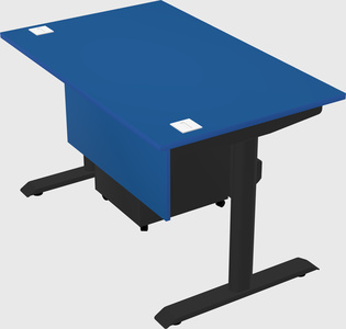 Dual motor electric desk