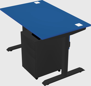 Dual motor electric desk