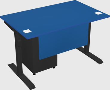 Dual motor electric desk