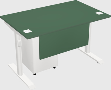 Dual motor electric desk