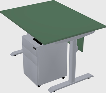 Dual motor electric desk