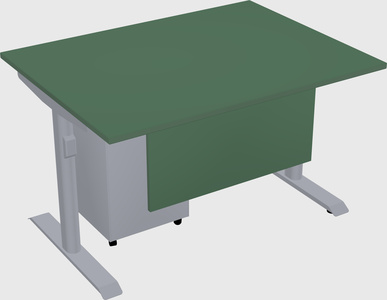 Dual motor electric desk