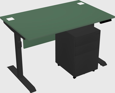 Dual motor electric desk
