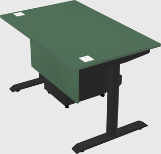 Dual motor electric desk