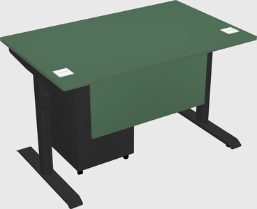 Dual motor electric desk