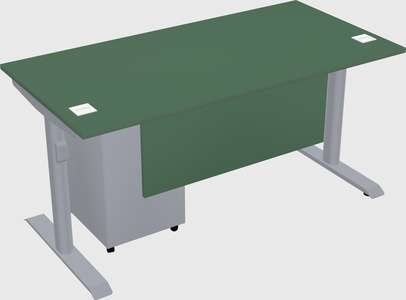 Dual motor electric desk