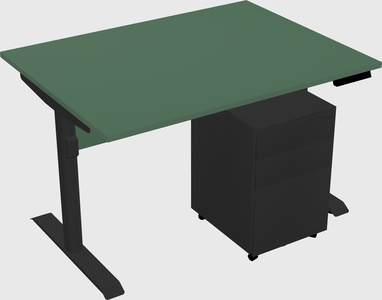 Dual motor electric desk