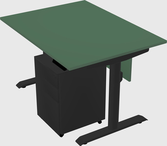 Dual motor electric desk