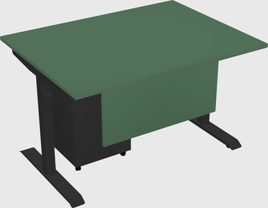 Dual motor electric desk