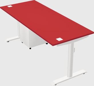 Dual motor electric desk