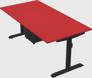 Dual motor electric desk
