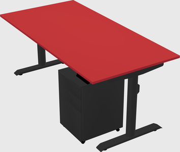 Dual motor electric desk