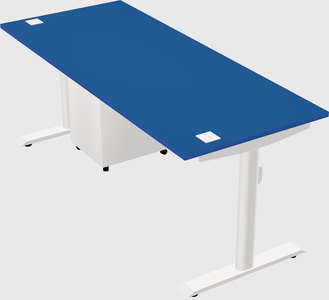 Dual motor electric desk
