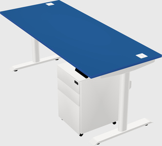 Dual motor electric desk
