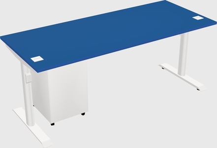 Dual motor electric desk