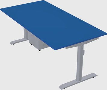 Dual motor electric desk
