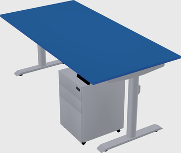 Dual motor electric desk