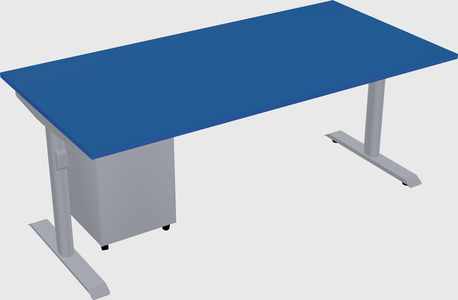 Dual motor electric desk