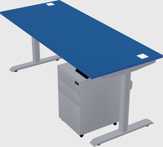 Dual motor electric desk