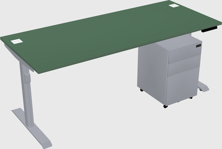 Dual motor electric desk