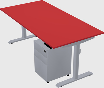 Dual motor electric desk