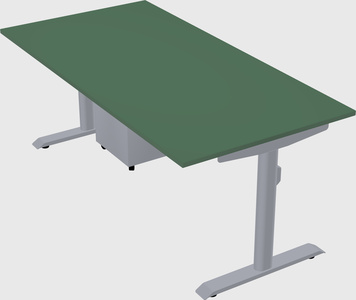 Dual motor electric desk