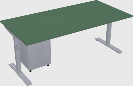 Dual motor electric desk