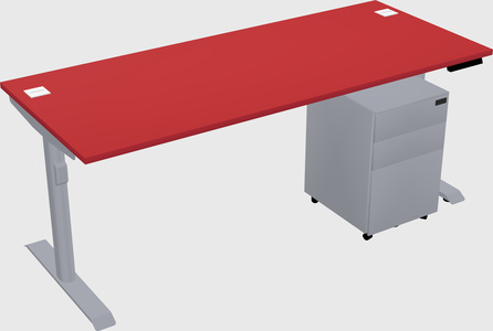 Dual motor electric desk
