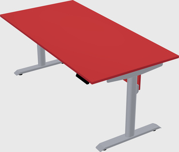 Dual motor electric desk