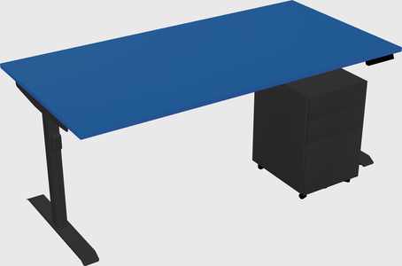 Dual motor electric desk