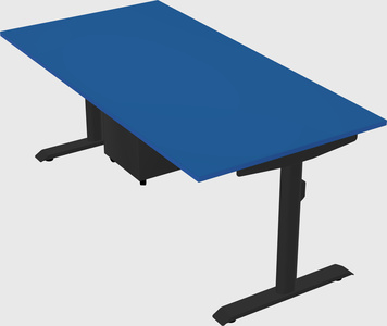 Dual motor electric desk