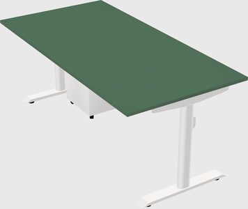 Dual motor electric desk