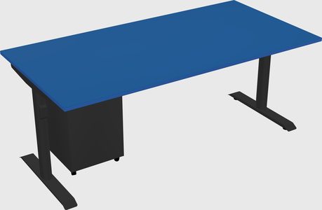 Dual motor electric desk