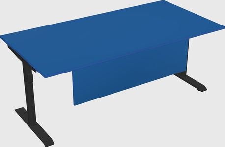 Dual motor electric desk