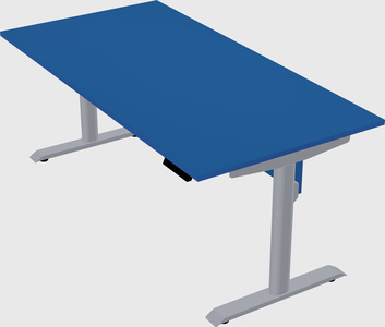 Dual motor electric desk