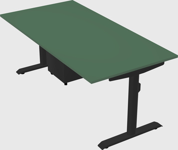 Dual motor electric desk