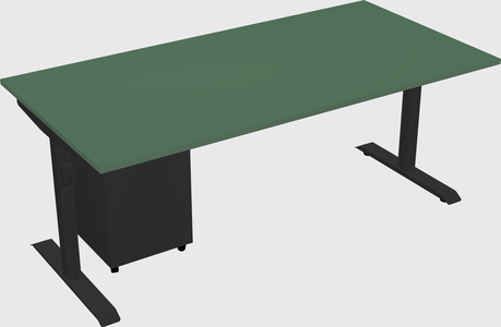 Dual motor electric desk