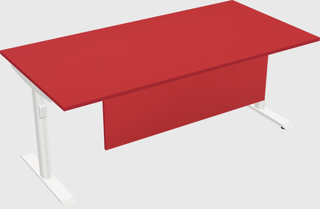 Dual motor electric desk