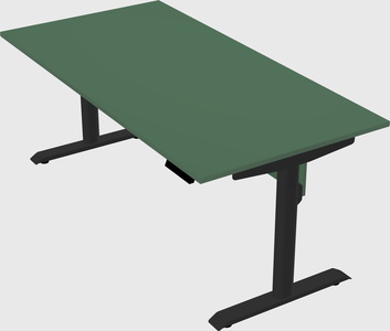 Dual motor electric desk