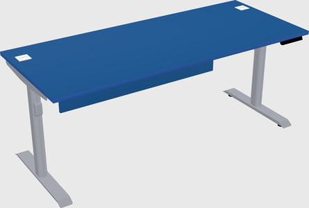 Dual motor electric desk