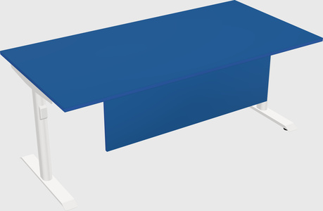Dual motor electric desk