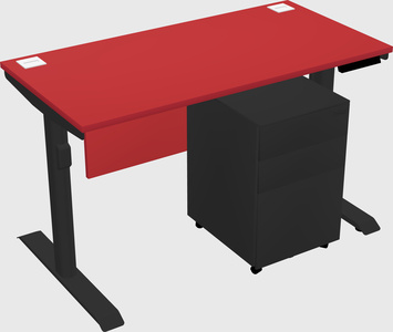 Dual motor electric desk