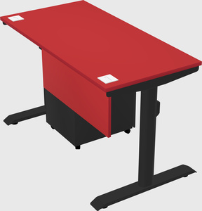Dual motor electric desk